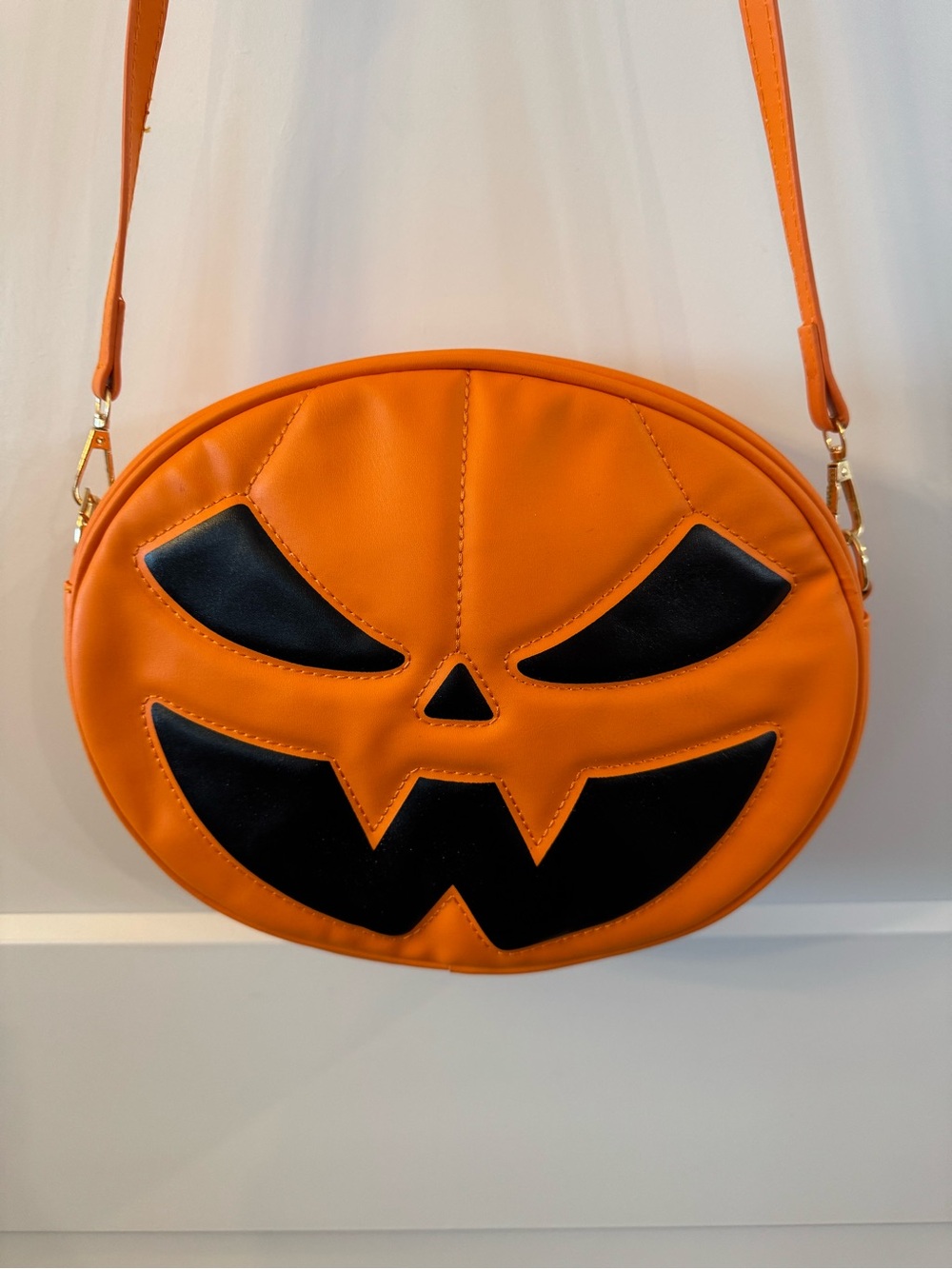 Pumpkin Jack O Lantern Crossbody